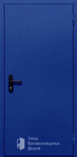 Фото двери «Однопольная глухая (синяя)» в Волгограду