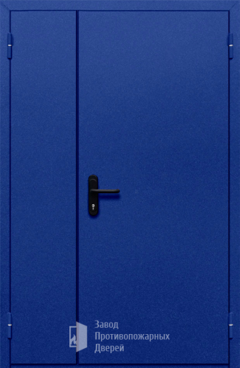Фото двери «Полуторная глухая (синяя)» в Волгограду