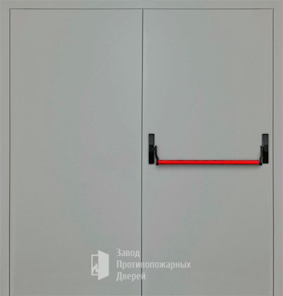 Фото двери «Двупольная глухая с антипаникой (2 створки) EI-30» в Волгограду