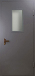 Фото двери «Техническая дверь №4 однопольная со стеклопакетом» в Волгограду