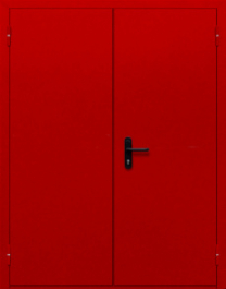 Фото двери «Двупольная глухая (красная)» в Волгограду