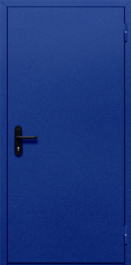 Фото двери «Однопольная глухая (синяя)» в Волгограду